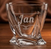 Szklanka do whisky / napojów "Spirala" z TWÓJ GRAWER – Wyjątkowy Prezent