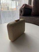 Złota kopertówka na łańcuszku KAZAR