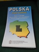 Mapa zamków Polska 