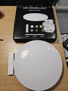 Plafon LED 32cm z pilotem. Urzadzenie nie było uzywane.