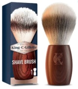 King C. Gillette pędzel do golenia z drewnianą rączką