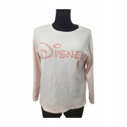 PIŻAMA DISNEY PUDROWY RÓŻ 12 14 L XL GÓRA BLUZKA BLUZA DAMSKA MIĘKKA