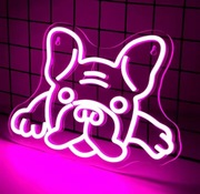 NEON BULDOG FRANCUSKI PIES LAMPKA LED USB NA PREZENT 
