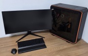Komputer zestaw EVGA rtx3090 64ram monitor 34 cale klawiatura mysz