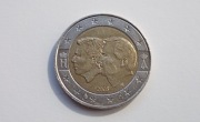 2 euro Belgia 2005r. - unia gospodarcza