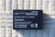 Akumulator bateria zamiennik Canon LP-E12 1220 mAh 7,4V