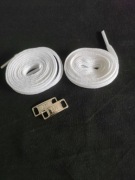 Sznurówki Nike AF1 + metalowa klamra y2k retro