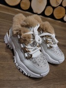 Sneakersy z futerkiem