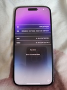 Apple iPhone 14 Pro Max Deep Purple 128GB gwarancja 9miesięcy 100% kondycji