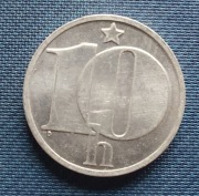 Moneta Czechosłowacja  10 Halerzy 1979