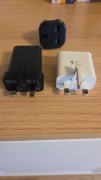 Ladowarka USB-A brytyjska UK x2 + adapter