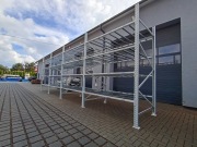 Regał magazynowy półkowy H300 trawers 205cm do warsztat garaż magazyn