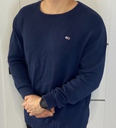 Tommy Jeans, sweter bawełniany, stan bd, XL
