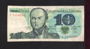 10 złotych 1.06.1982 seria S 5304840 