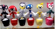Tańczący grający gadający kaktus sonic dla dzieci 