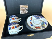 Komplet filiżanek espresso: „PORLAND” plus kaseta- etui 