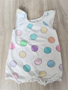 Rampers body dziewczynka w kolorowe kółeczka NEXT 