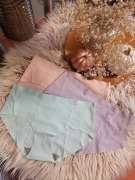 Nowe bezszwowe majtki Plus Size 42 XL pastelowe 