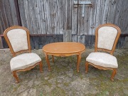 Komplet mebli stylizowanych ala ludwik