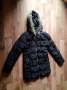 Zimowa kurtka damska czarna H&M Divided, rozmiar M