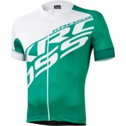KROSS Rubble koszulka rowerowa r. L biało-zielona
