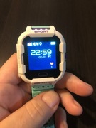 Smartwatch Garett Kids Time - biały fioletowy turkusowy