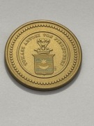 Moneta kolekcjonerska. Średnica 27 mm. Mosiądz.  Gyges