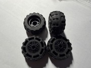 LEGO KOŁA CZARNE 18x14 OPONA 37x18 (55982/35578) 55982c08 4 szt