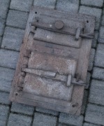 Drzwiczki od starego pieca kaflowego