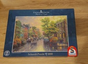 Puzzle Schmidt 1000 Thomas Kinkade Charleston Sunset on Rainbow Row