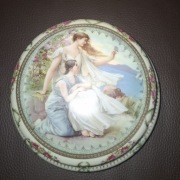 Puzderko, bombonierka duża piekna  sygnatura Austria