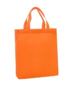 Torba na zakupy pomarańczowa wigofilowa wielokrotnego użytku EKO 38x30 cm