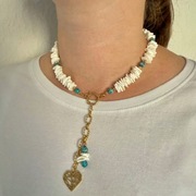 Naszyjnik z Muszli i Jaspisu