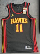 Swingman Nike Jersey trae young nowa L Atlanta hawks NBA statement edition