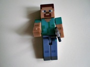 Mattel  Minecraft  figurka ruchoma Steve + miecz