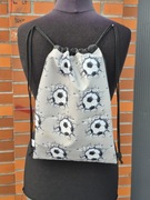 Workoplecak 28x38cm piłka nożna worek na ubrania, do przedszkola, szkoły 