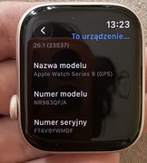 Apple Watch 9 45 starlight