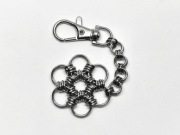 Breloczek Chainmaille - Ręcznie Robiony, Styl Gotycki/Dark Fairycore