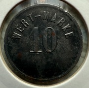 10 Pf Lichtenau (Zaręba) GLUCKAUF Fe