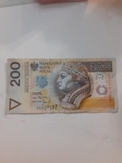 Banknot 200 zł 1994 seria DX ładny okazja