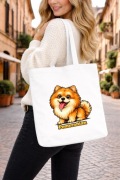 Wesoły Pomeranian - Torba na zakupy - Shopper - Unikatowe wzory