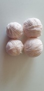 Wełna, włóczka ozdobna. 371g w kolorze jasny róż 