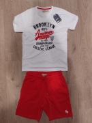 Zestaw t-shirt + szorty Brooklyn NYC American College spodenki koszulka M