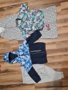 Zestaw kurtka, koszula,śpiwór, spodnie