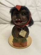 Vintage figurka z 1960s Western Germany Original Bobblehead Troll Heico
