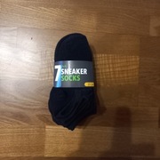 Nowe szt7 Skarpety/stopki chłopięce czarne do obuwia sport. 31-34