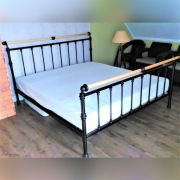 Łóżko metalowe kute, ręcznie wykonane 180 x 200