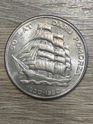 Moneta 50 lat Daru Pomorza 1980 20 zł.Polska Rzeczpospolita Ludowa PRL