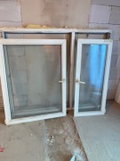 Okno używane z demontażu, PCV, białe 165/134