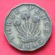 3  Pensy  1945  r -     Anglia   Zawciąg  Jerzy VI